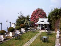 Terrace in Cedar Inn, Hotel in Darjeeling, Darjeeling hotel reservation Network